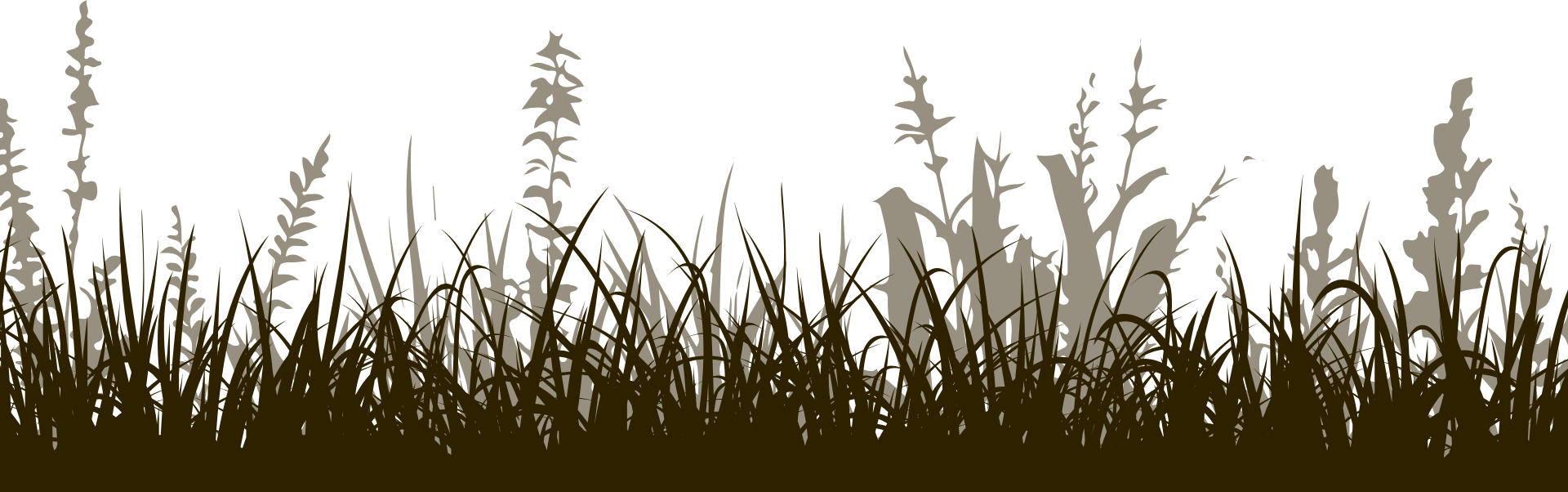 Grass silhouette divider
